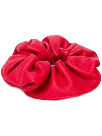 Shop Manokhi Layered Scrunchie In Red