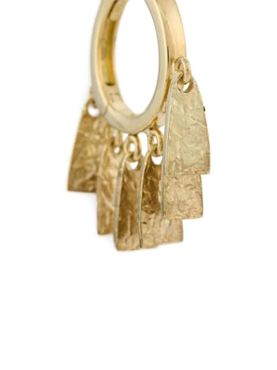 Shop Angostura Dangle Flake Earrings In Gold