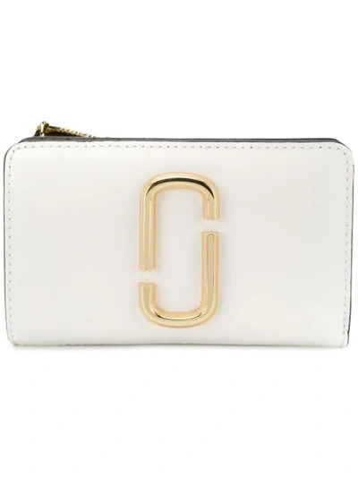 Marc Jacobs Snapshot Compact Wallet - White In White