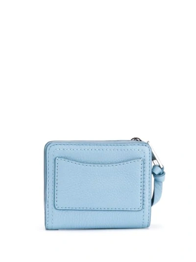 Shop Marc Jacobs Top Zip Wallet In Blue