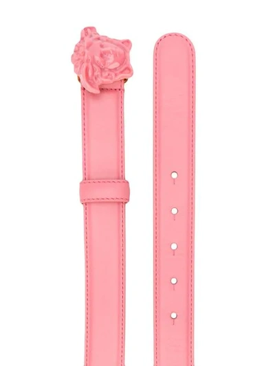 Shop Versace Medusa Head Belt - Pink