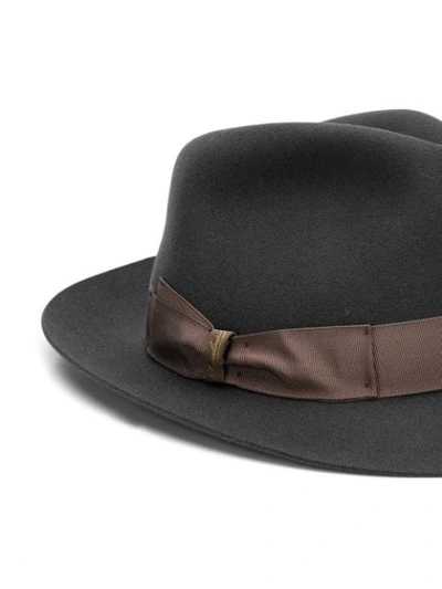 Shop Borsalino Classic Panama Hat - Grey