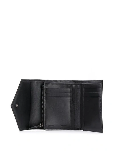 Shop Off-white Small Logo Wallet In Black