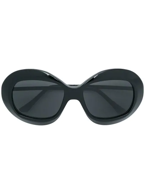 Marni Eyewear Oversized Sunglasses In Black | ModeSens