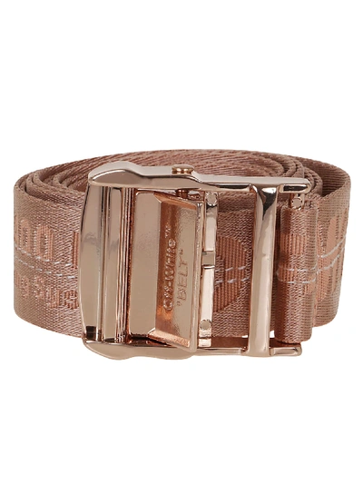 Shop Off-white Classic Industrial Belt In Nude