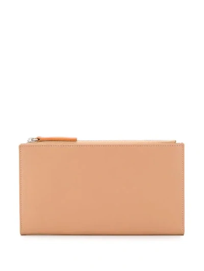 Shop Mm6 Maison Margiela Rectangular Wallet In Neutrals