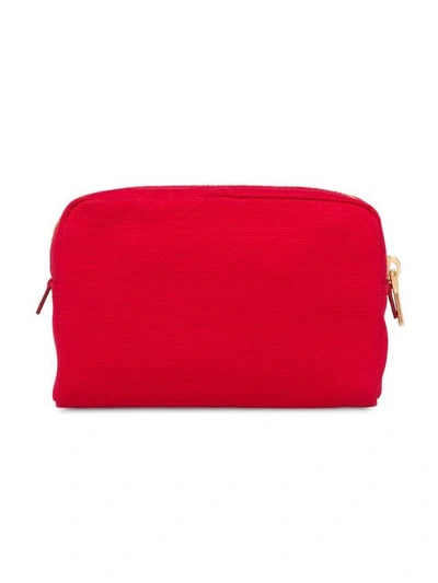 Shop Prada Cosmetic Pouch - Red