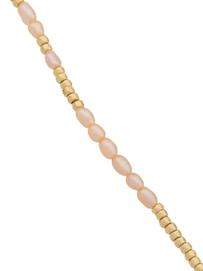 Shop Anni Lu 'asym' Pearl Bracelet - Gold