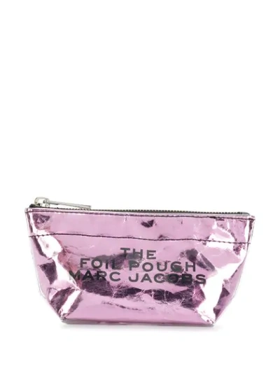 Shop Marc Jacobs The Foil Pouch Bag In Pink