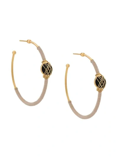 Shop Gas Bijoux Serti Earrings - Gold