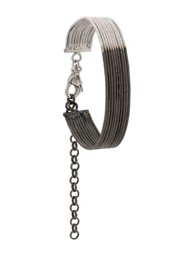 Iosselliani Hole Sun Bracelet In Silver