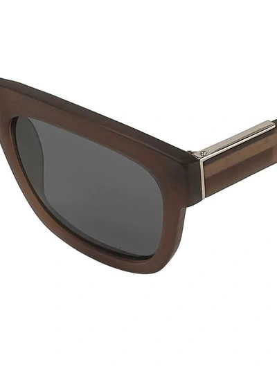 Shop Linda Farrow 3.1 Phillip Lim 6 C16 D-frame Sunglasses In Brown