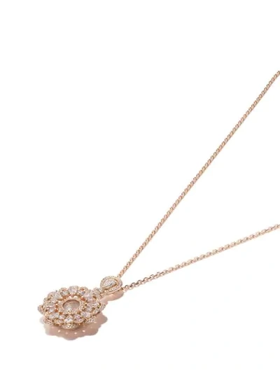 Shop Chopard 18kt Rose Gold Happy Diamonds Pendant Necklace