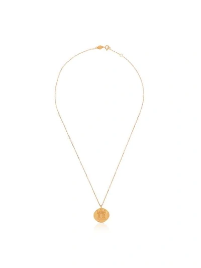 Shop Anni Lu Love Coin Necklace In Gold