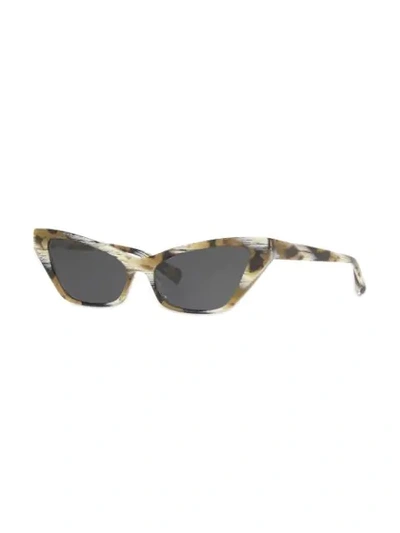 Shop Alain Mikli Le Matin Sunglasses In Brown
