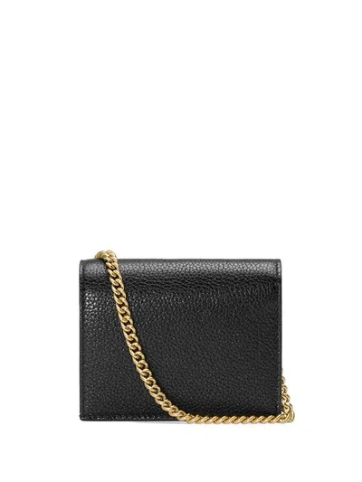 Shop Gucci Zumi Card Case In Black