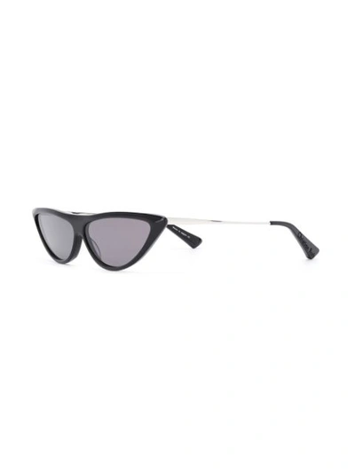 Shop Christian Roth Rina Cat Eye Sunglasses In Black