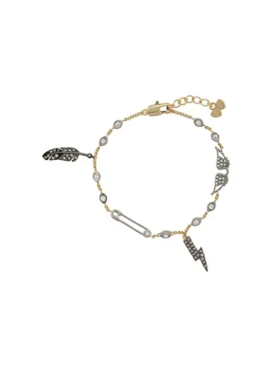 Shop Zadig & Voltaire Zadig&voltaire Charm Bracelet - Gold