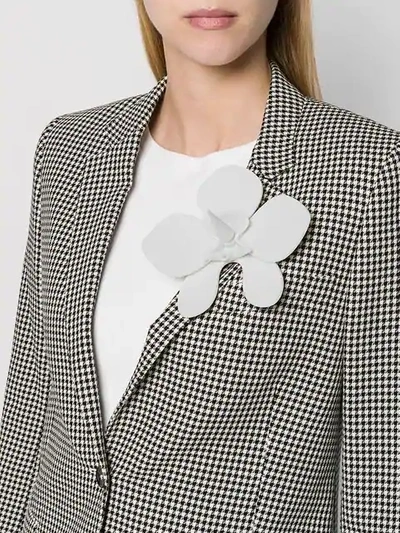 Shop Robert Wun Flower Brooch In White