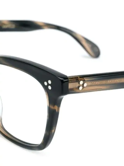 Shop Oliver Peoples Penney Glasses In Brown
