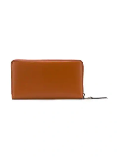 Shop Givenchy 4g Wallet In Brown