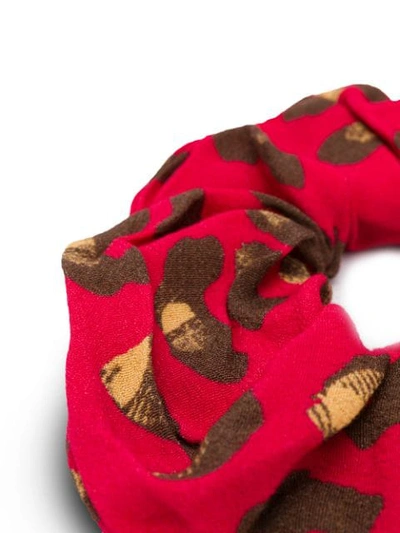 Shop Andamane Leopard Pattern Hair Band In Red