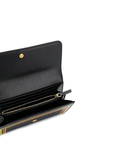 Shop Versace 90s Vintage Logo Wallet In Black