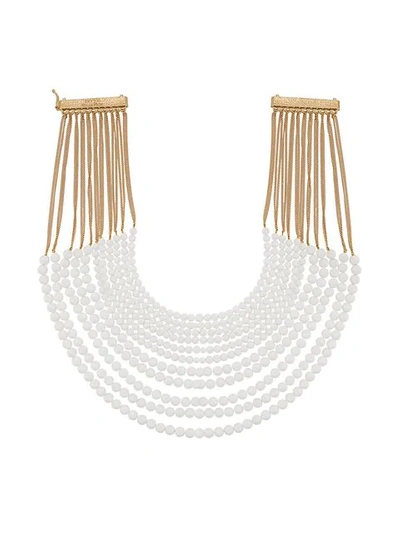 Shop Rosantica Raissa Multistrand Necklace In Gold