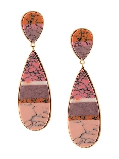 MIGNONNE GAVIGAN SANTA FE EARRINGS - 粉色