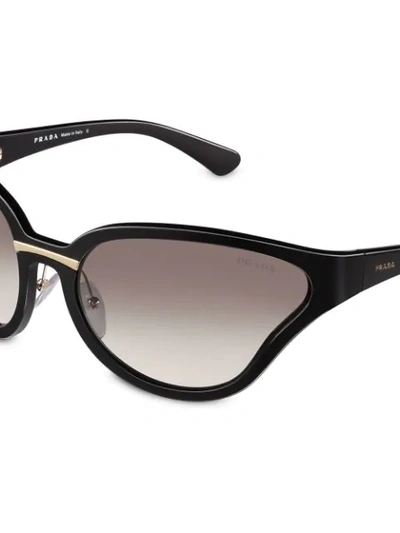 Shop Prada Maquillage Sunglasses In Black