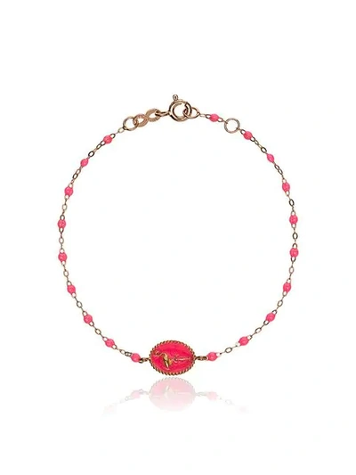 Shop Gigi Clozeau 18k Rose Gold Classic Gigi Pink Flamingo Bracelet