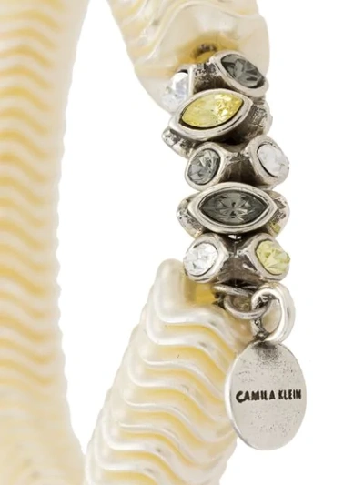Shop Camila Klein Amor Bracelet In White