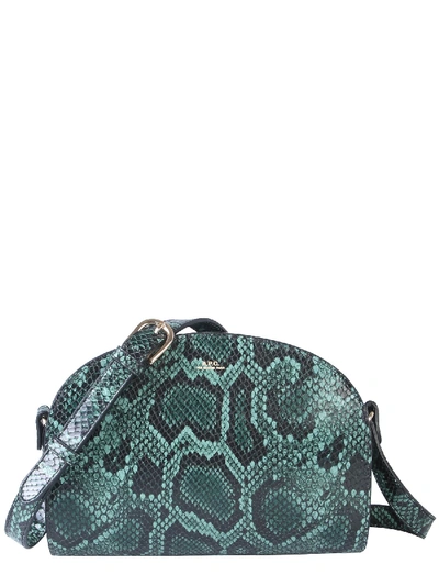 Shop Apc Demi Shoulder Bag In Verde