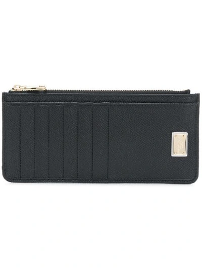 Shop Dolce & Gabbana Zipped Wallet In Black