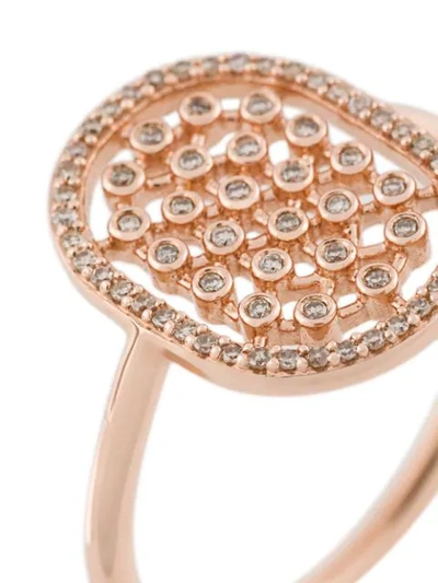 Shop Astley Clarke Icon Nova Diamond Ring - Metallic
