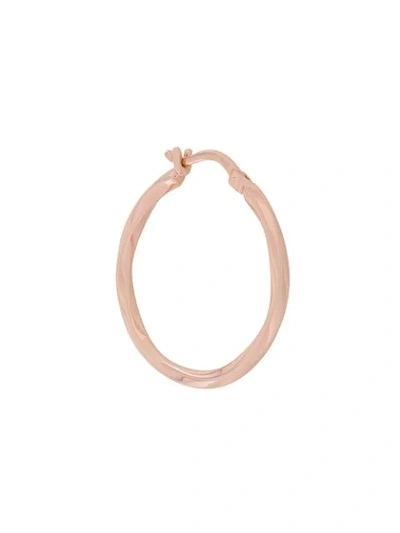 Shop Maria Black Francisca Hoop Small Earring In Pink