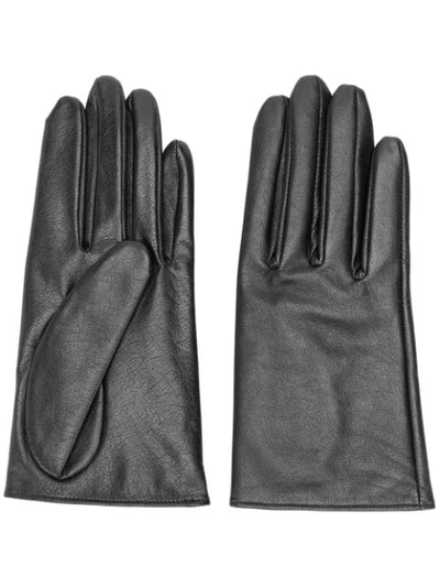 Shop Yohji Yamamoto Classic Gloves In Black