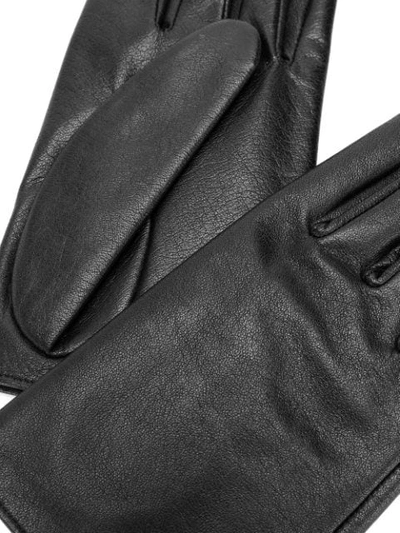 Shop Yohji Yamamoto Classic Gloves In Black