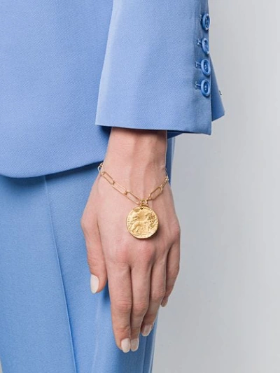 Shop Alighieri Leone Bracelet In Gold