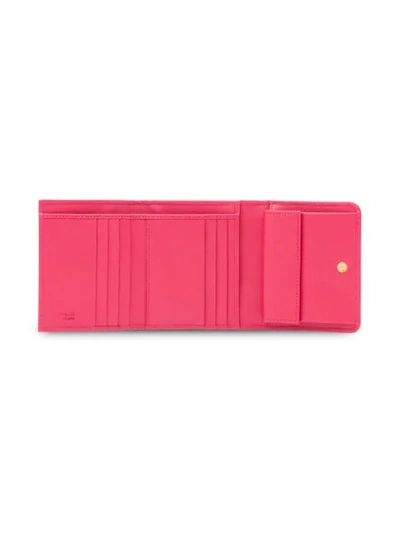 Shop Prada Kleines Portemonnaie In F0505 Peony Pink