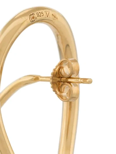Shop Charlotte Chesnais Needle Hoop Earrings - Gold