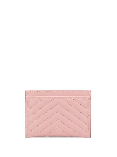 Shop Stella Mccartney Star Card Holder In Pink