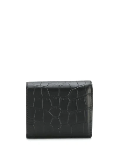 Shop Mulberry Small Continental French Purse In Black