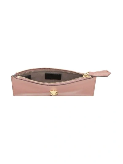 Shop Fendi By The Way Zipped Wallet - Pink