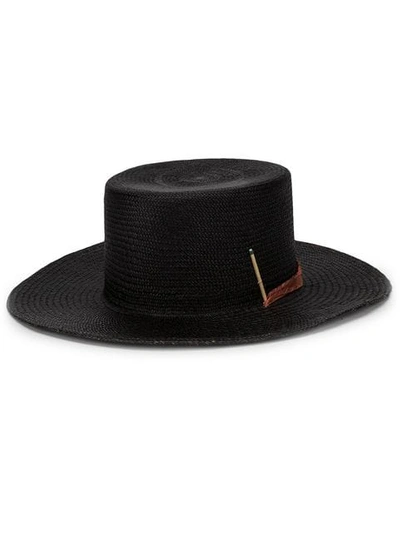 Shop Nick Fouquet Brock X Nick 2 Fedora Hat - Black