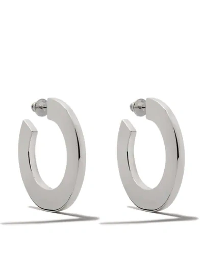 Shop Sophie Buhai Classic Hoop Earrings In Silver
