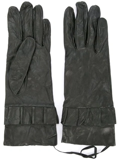 Shop Rundholz Perfectly Fitted Gloves In Black