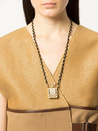 Pre-owned Chanel Vintage  Cc Necklace - 黑色 In Black