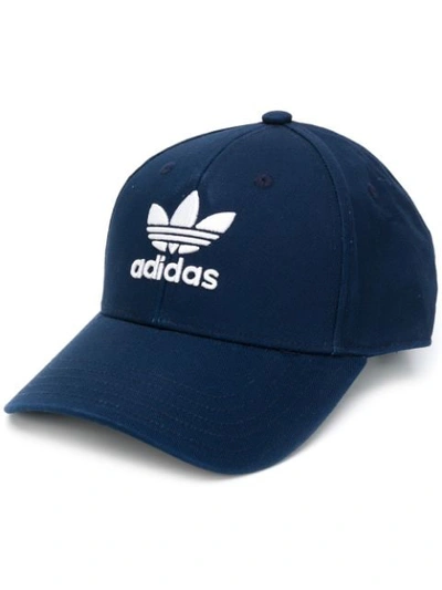 Shop Adidas Originals Adidas Logo Cap - Blue