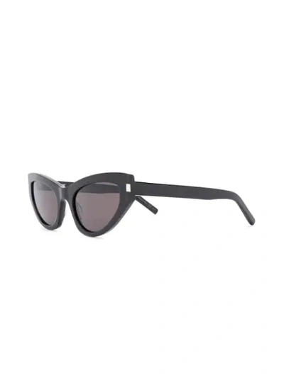 Shop Saint Laurent Grace S Sunglasses In Black